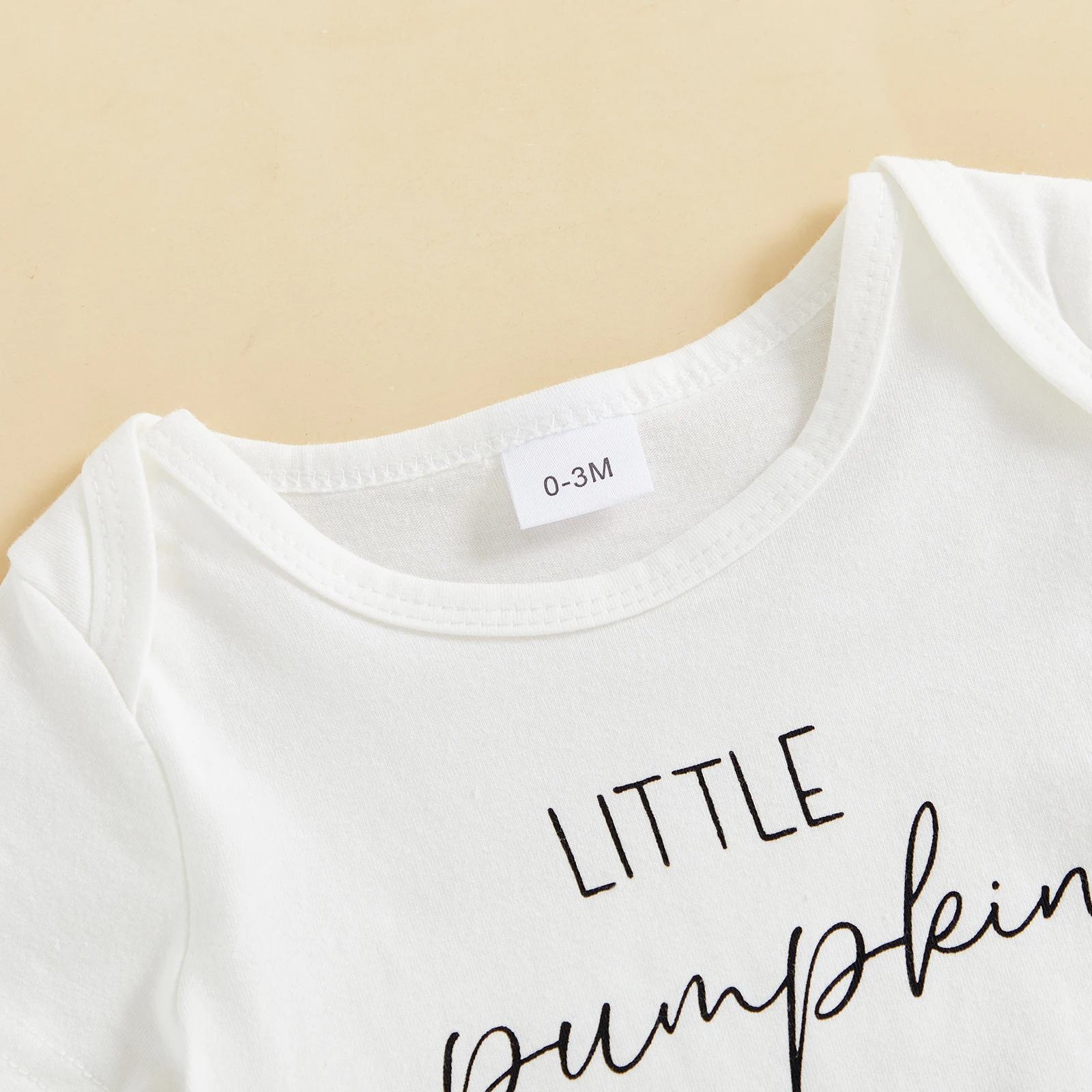 Mameluco para bebés y niñas, monos de cuello redondo de manga corta con estampado de letras de Acción de Gracias a la moda - imagen 4