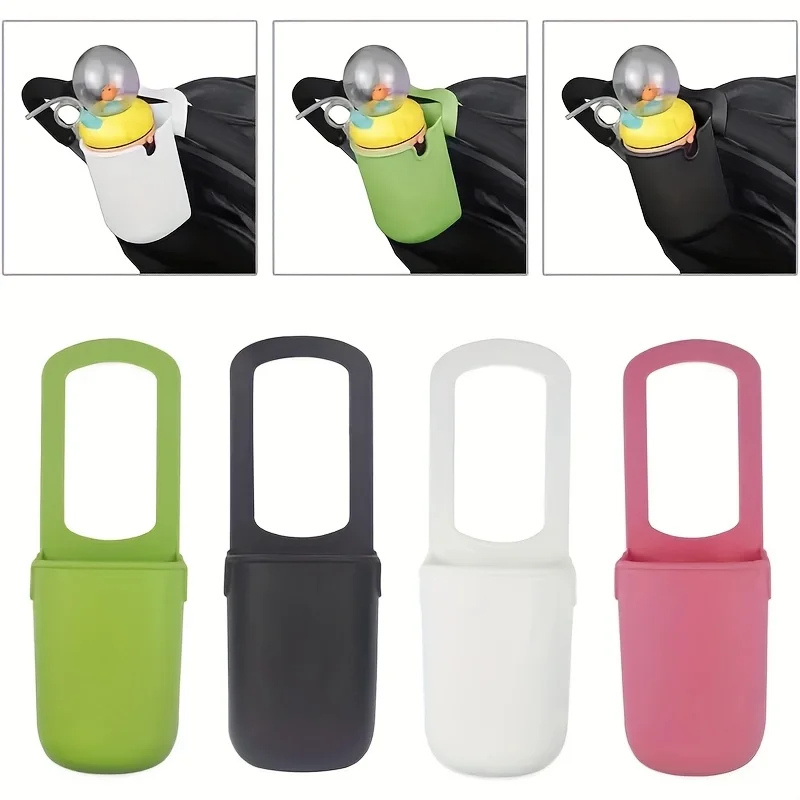 Portavasos de silicona para cochecito de bebé, portavasos para bicicleta, silla de ruedas, cochecito, Scooters, fácil instalación, soporte multifuncional
