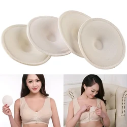 Almohadillas de Lactancia Algodón Absorbentes Reutilizables 4 uds