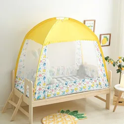 Mosquitera tipo yurta para bebé con dibujos animados, plegable