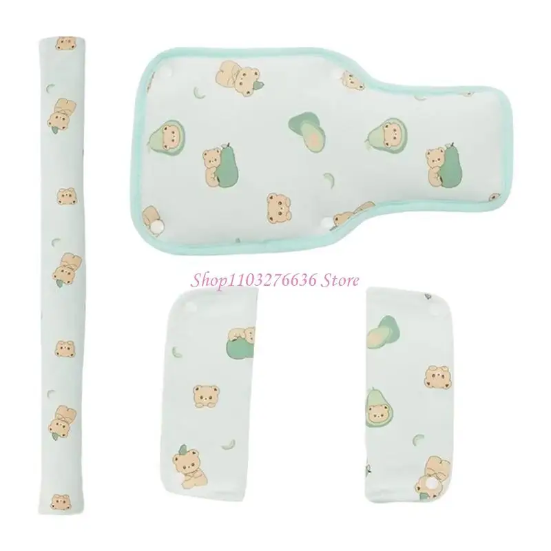 R6FD Baby Rollers Rosculador Protector Protección almohadilla del hombro Cubierta altura del ardor infantil con - imagen 3