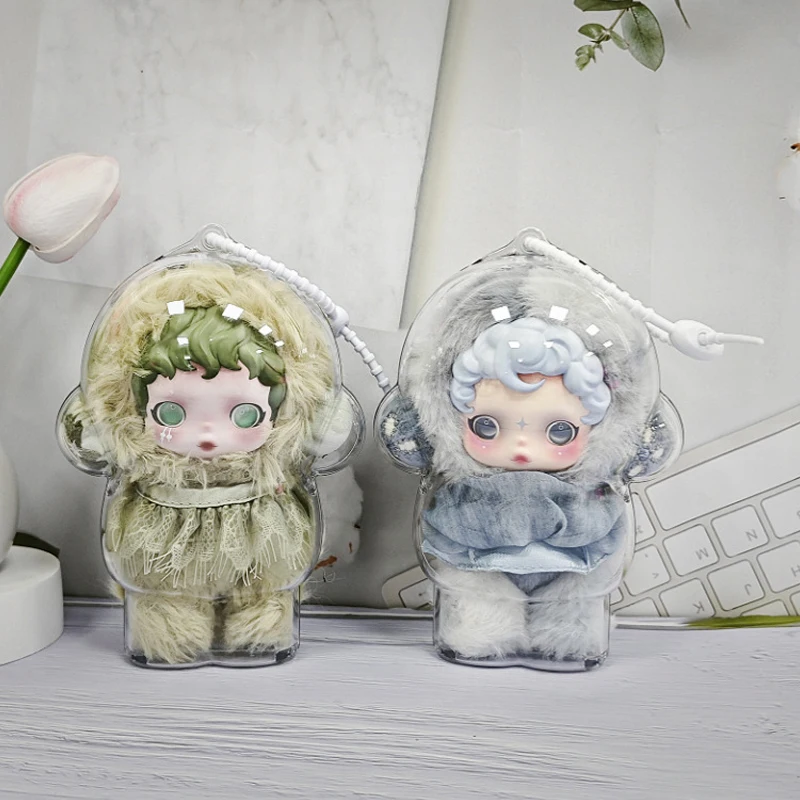 Funda protectora para Skullpanda, caja organizadora portátil para Skullpanda Winter Symphony and Impressionism Series, muñecos de peluche, regalo - imagen 4