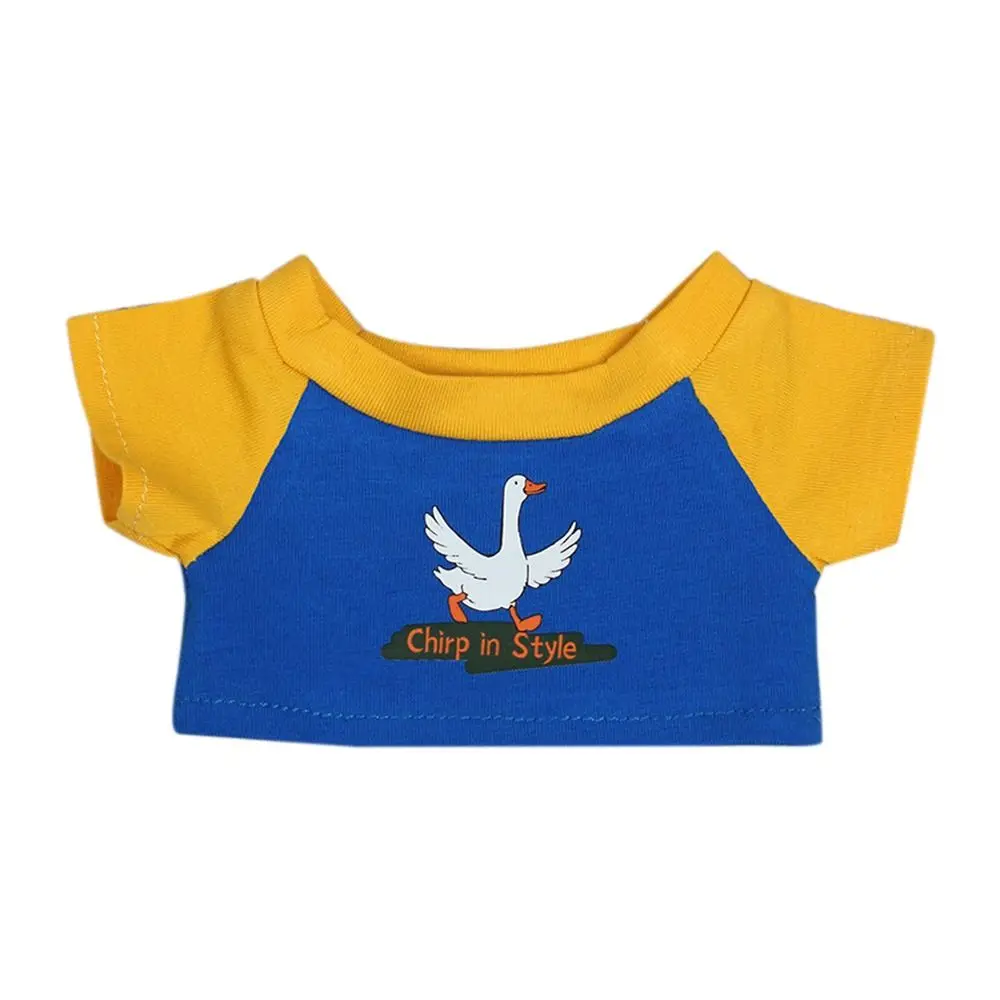 Ropa de muñeca de algodón de conejito bonito de 20cm, regalo hecho a mano, accesorios para muñecas, camiseta DIY para muñecas