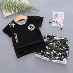 Conjunto verano niño algodón – Camiseta y shorts