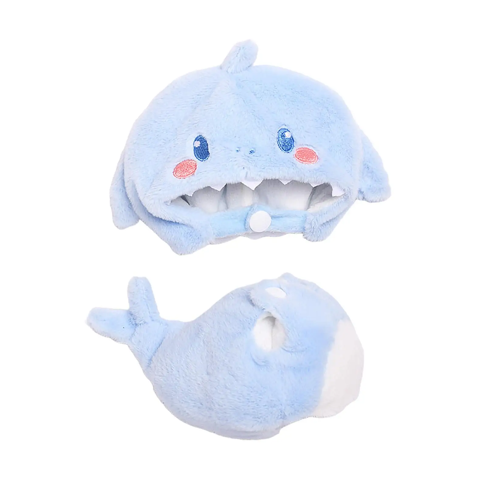 Doll Clothes Decoration Outfits Set Dressing up Soft Doll Head Hood Jumpsuit