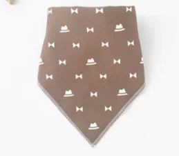 Babero bandana de algodón absorbente para dentición y mordida - imagen 5