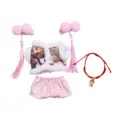 pink with headdress