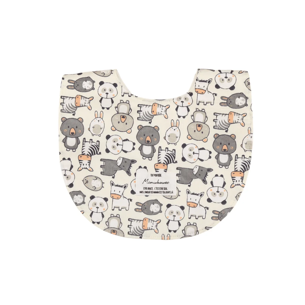 Nuevo estilo coreano, babero de algodón para alimentación de bebé, babero para bebés con estampado suave de pétalos, toalla para Saliva, paño para eructar para niños pequeños recién nacidos, Baberos - imagen 2