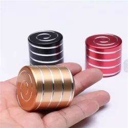 Giroscopio giratorio de escritorio para adultos y niños, juguete silencioso para hipnosis, giroscopio para la yema del dedo, alivio del estrés, giroscopio de Metal para oficina