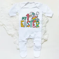Traje de Pascua para bebé: pelele, pijama y body con conejito