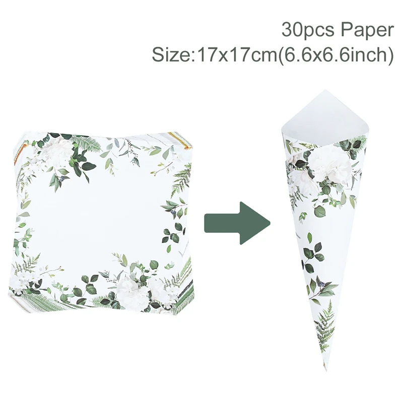 30pcs paper cones