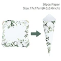 30pcs paper cones