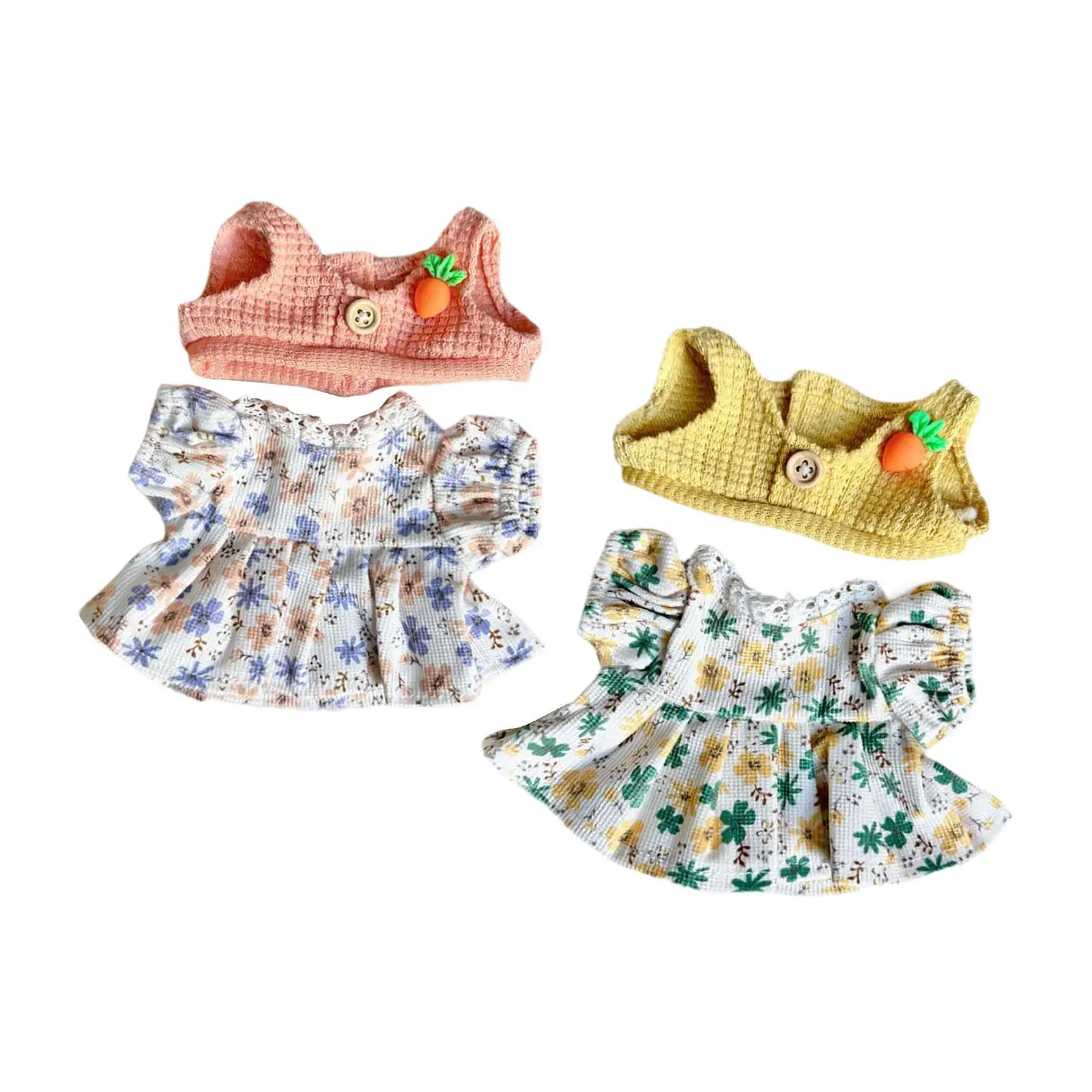20cm Plush Doll Clothes,Stuffed Animal Accessories,Doll Dress and Vest Photo
