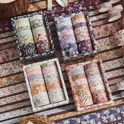 Cinta Washi floral vintage para manualidades infantiles