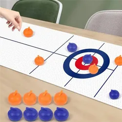 Mini juego de curling plegable para niños – Diversión en interiores