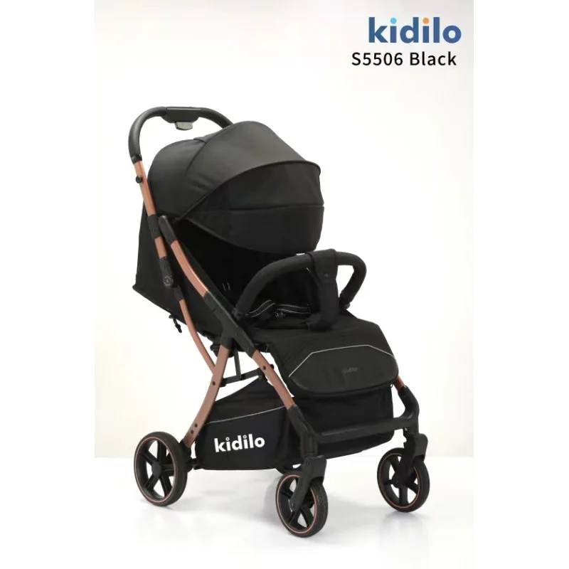 Cochecito de bebé Kidilo, ligero, plegable, asiento, tumbado, cochecito de bebé para niños, coche de bolsillo de viaje, venta al por mayor - imagen 3