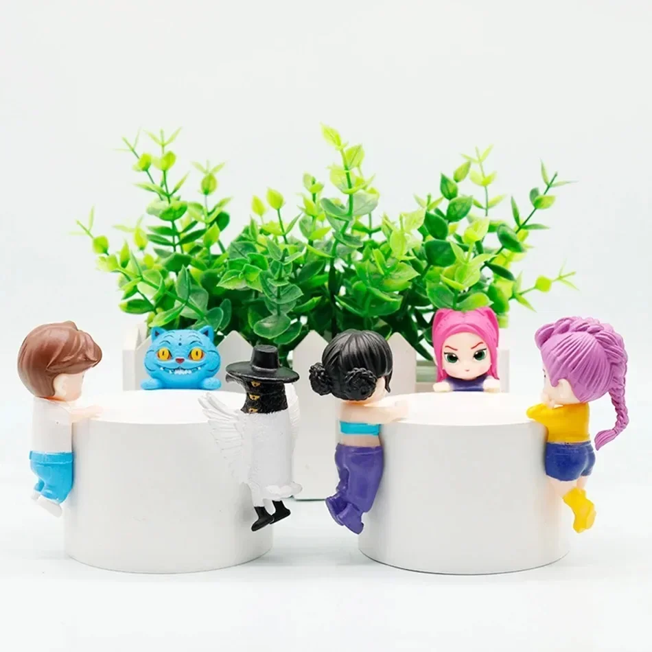 ** K-pop Demon Hunters Mini figuras coleccionables caja ciega Derpy Tiger Rumi Mira Zoey Sussy muñeca regalo de seguidor regalo de cumpleaños de Navidad - imagen 4