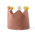 Brown Crown Hat