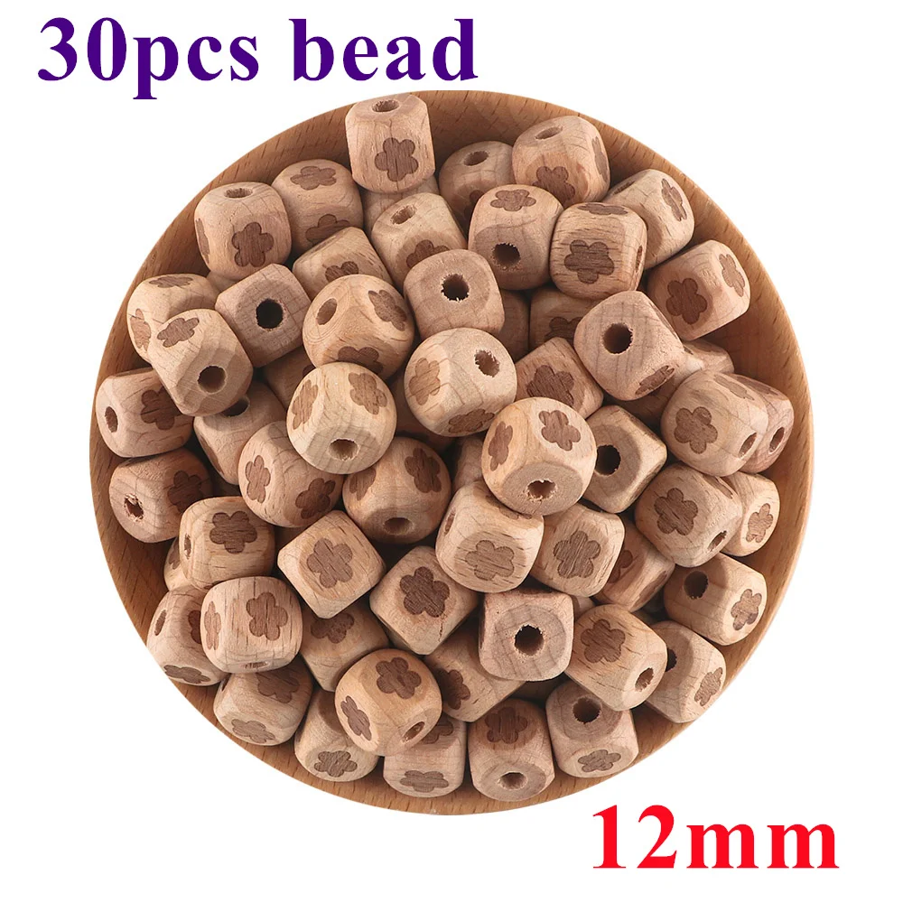 30pcs flower bead