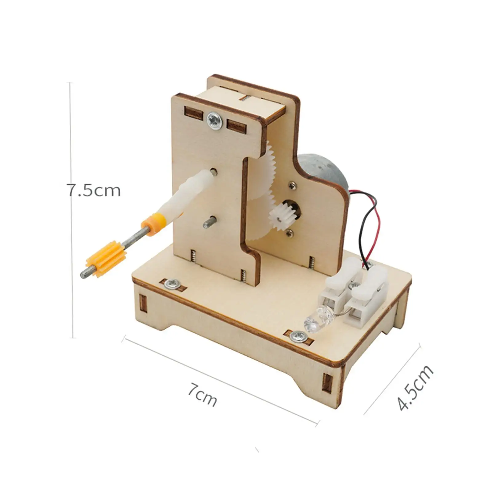 Teaching Aids Hand Cranked Power Generation Children Science DIY Toys for 11 12 Year Old Beginners Teens Girls Boys Gifts