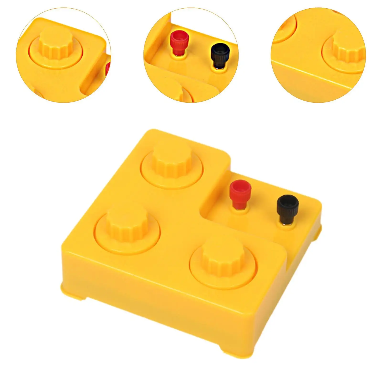Project Labs Circuit Toy Resistance Substitution Decade Box for Birthday Gift DIY Projects Students Kids Experimental Equipment