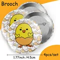 Brooch 4Pcs 1