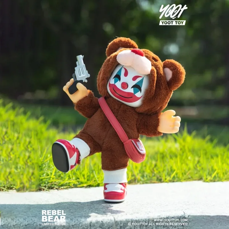 YOOT Oso Payaso Rebelde – Peluche gótico coleccionable - imagen 3