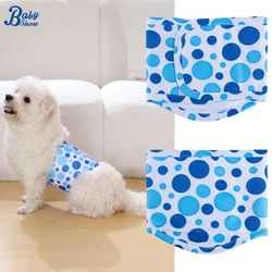 Pañales lavables para perros masculinos, 2 uds., ajuste cómodo, pañales lavables suaves para perros, tamaño pequeño a grande, bragas reutilizables para el período de mascotas