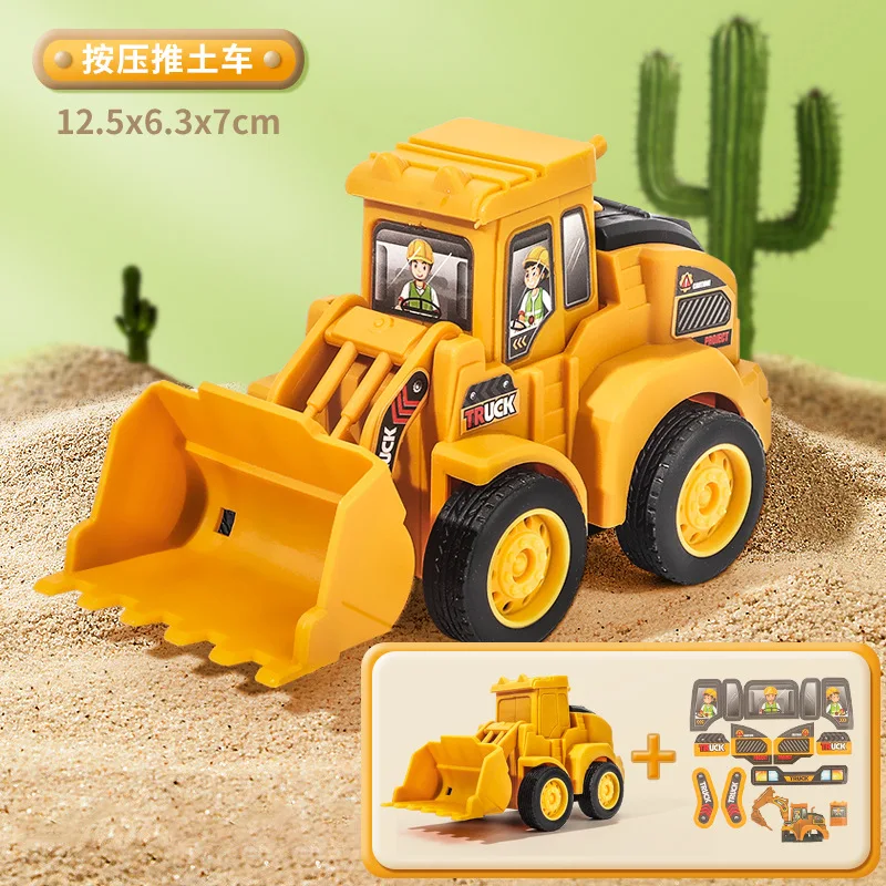 Juguete educativo de vehiculos de construccion para ninos: excavadora - imagen 4