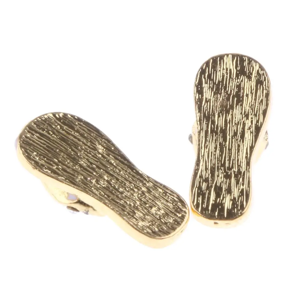 Miniature Meatl Sandals Slippers Shoes 1/12 Scale Dollhouse Miniature 