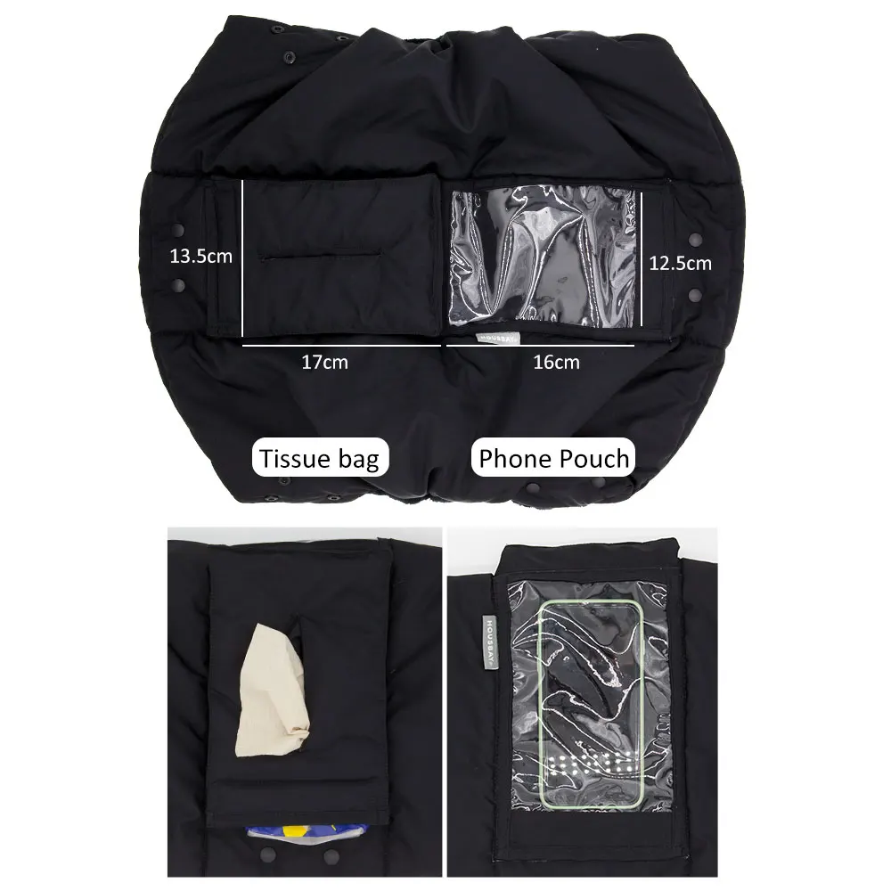 Guantes de invierno para cochecito – Forro polar térmico bebé - imagen 5