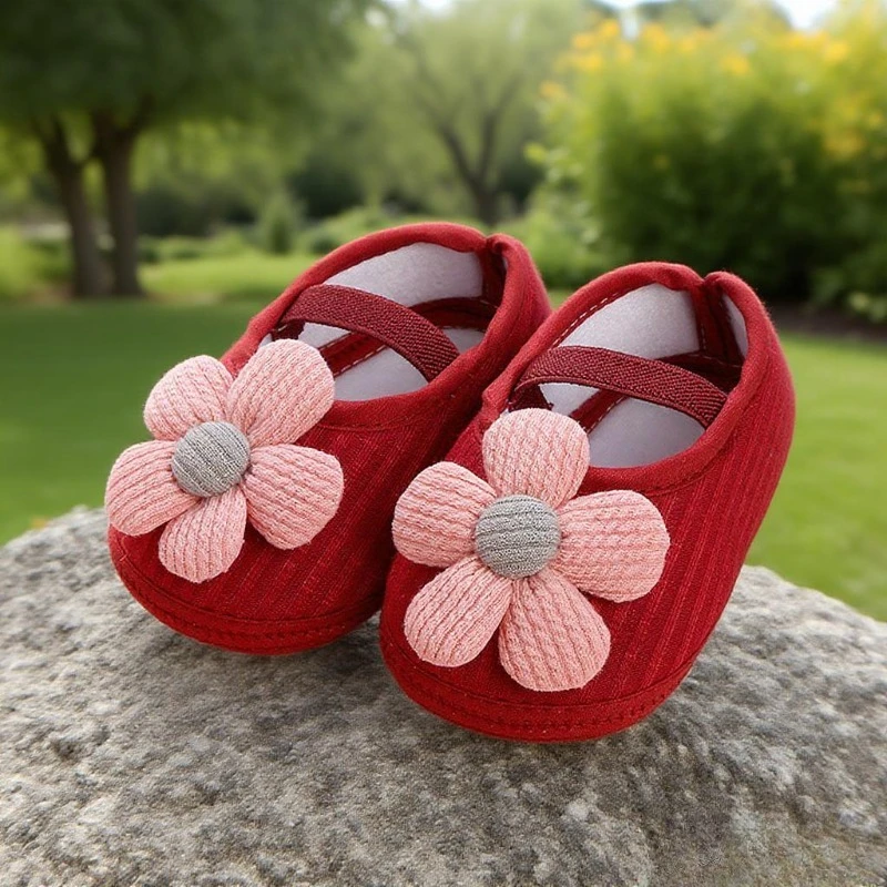 Sandalias de otoño con suela suave para niñas estampado girasol - imagen 4