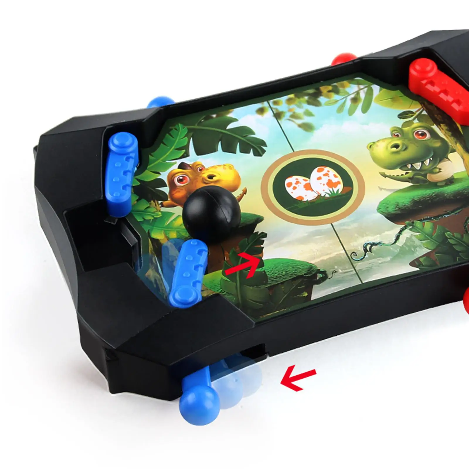 Mini Air Hockey Game 2 Players Sports Competition Game Parent Child Interactive Desktop Sports Game Fast Sling for Children Kids