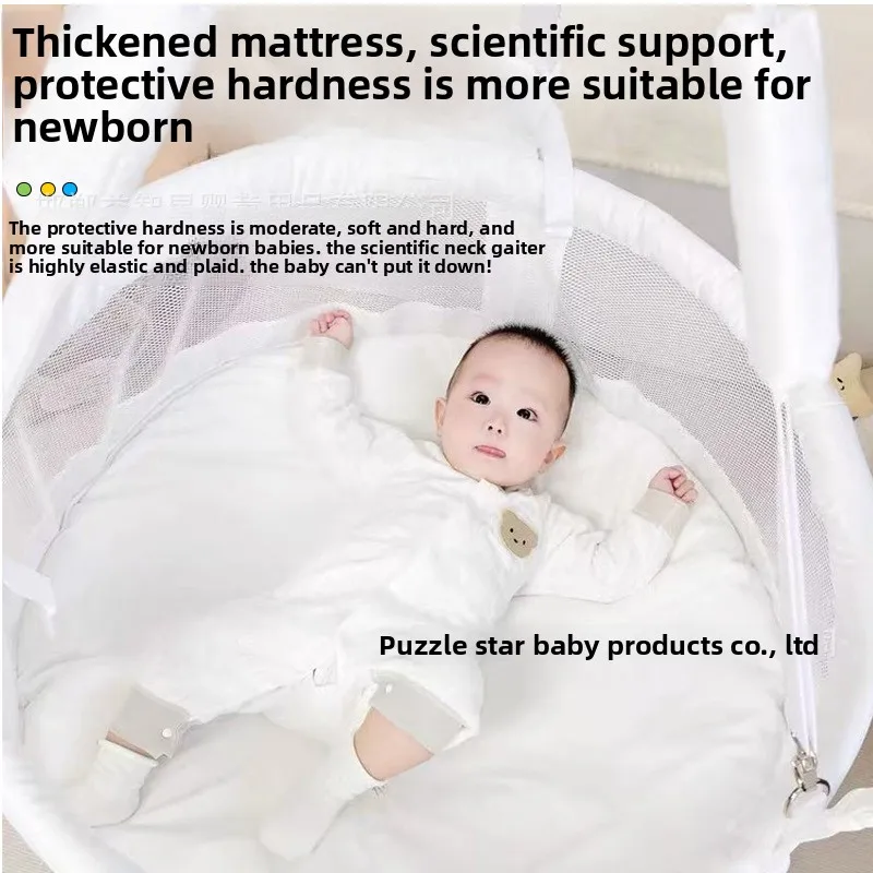 Cuna Cuna Columpio Bebé Cuna Calmante Columpio para Niños Hamaca Coaxial Bebé - imagen 5