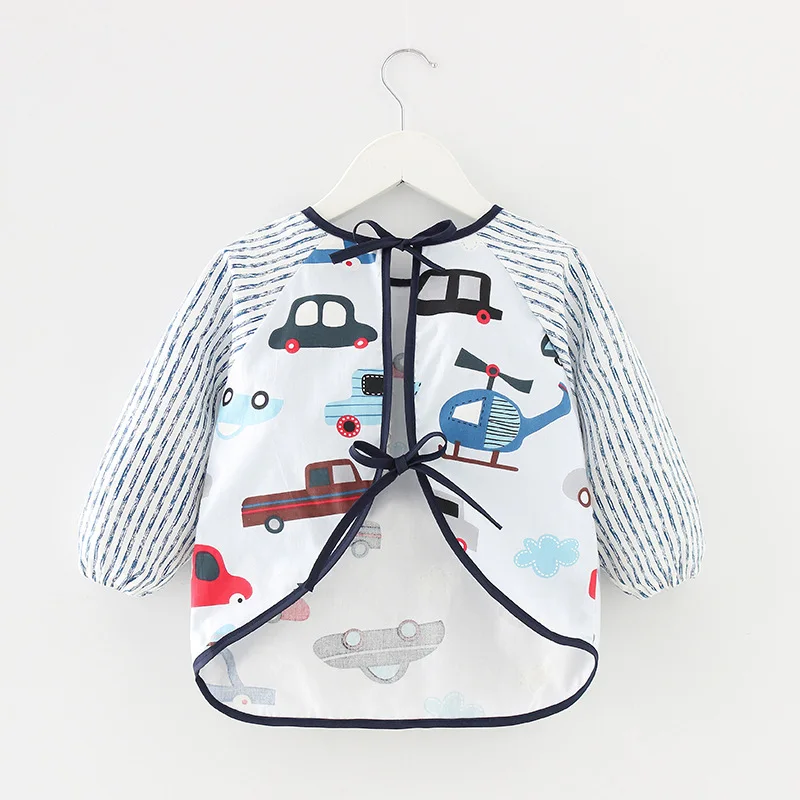 Babero bandana impermeable con mangas largas y bolsillo - imagen 4