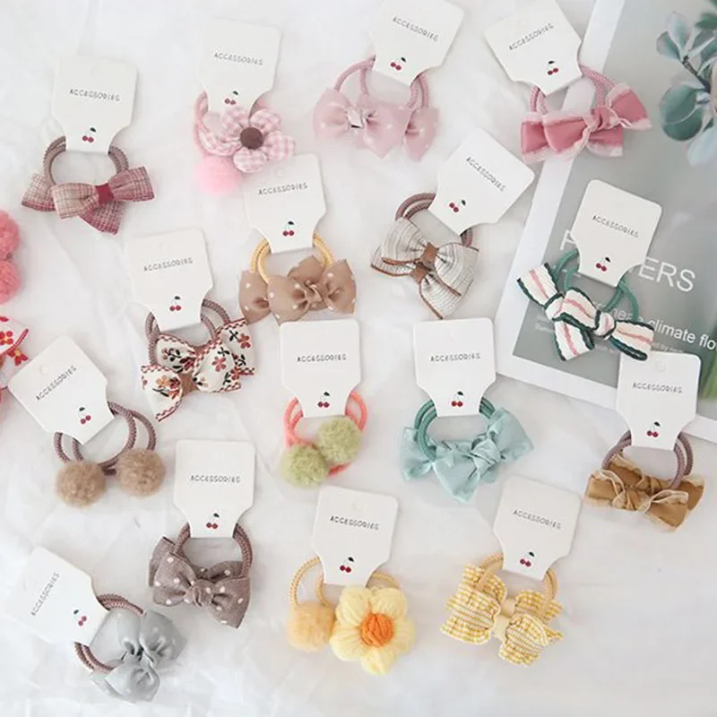 Bandas elásticas con lazo para bebé y niños - Conjunto de 2 diademas - imagen 2