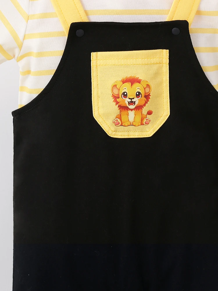 Mono de tirantes triangulares para bebé, mangas cortas finas, accesorios para niños, Verano - imagen 5