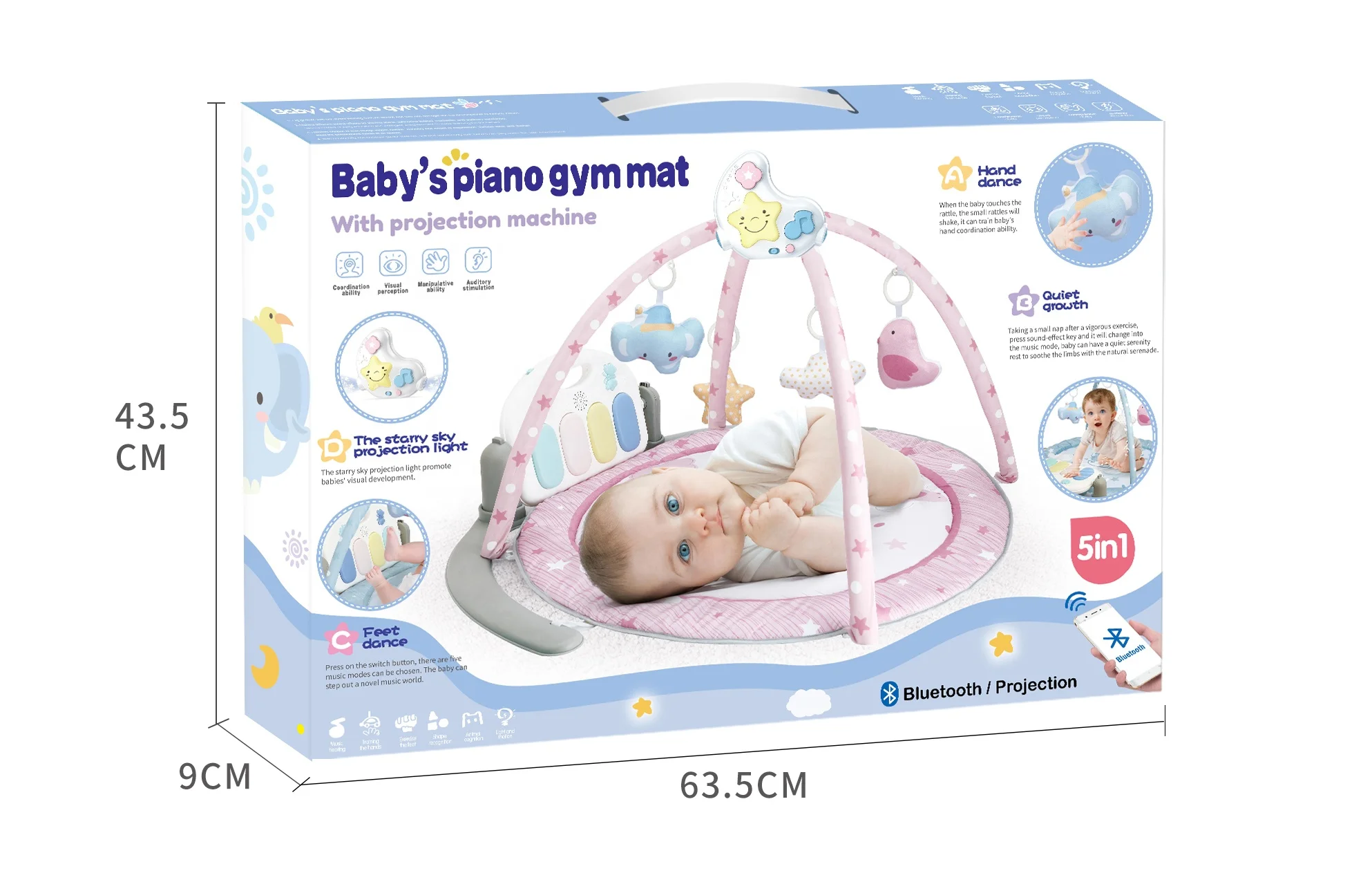 Noticias, juguetes educativos para edades tempranas, estante de Fitness multifuncional, gimnasio para bebé, juego de Piano, estera para dormir, juguetes de interior para niños - imagen 4