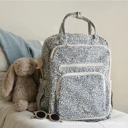 Bolsa de pañales impermeable tipo mochila para mamá