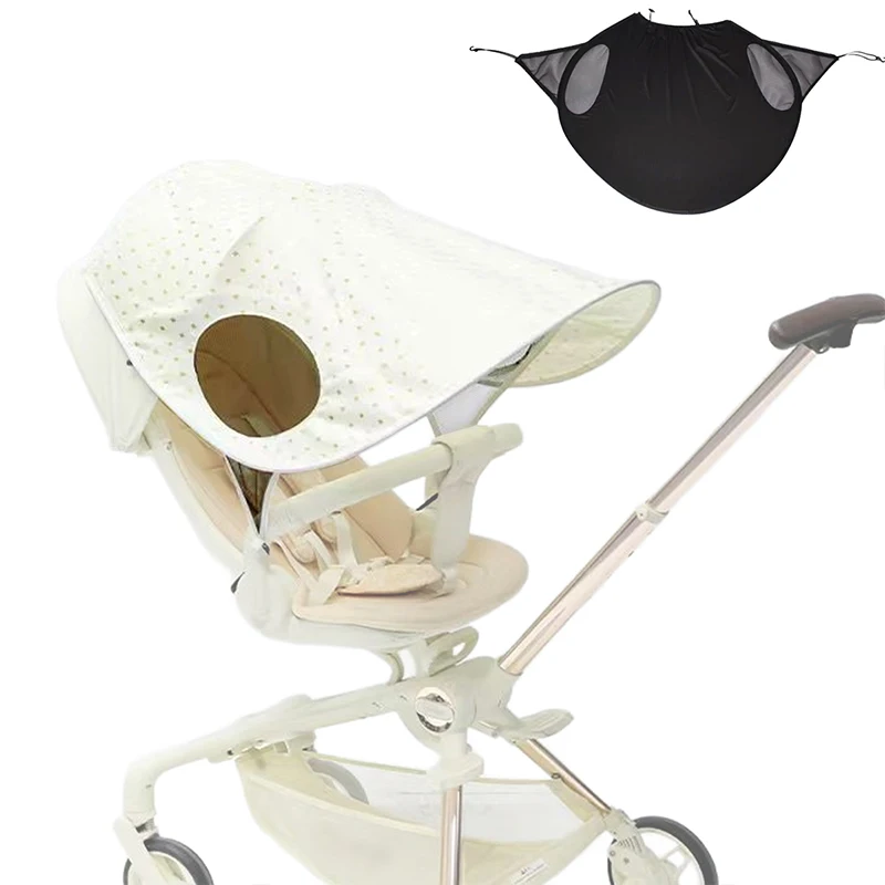 Accesorios universales para cochecito de bebé, parasol con protección UV, cubierta de dosel para cochecitos, asiento de coche para bebés, visera solar - imagen 2