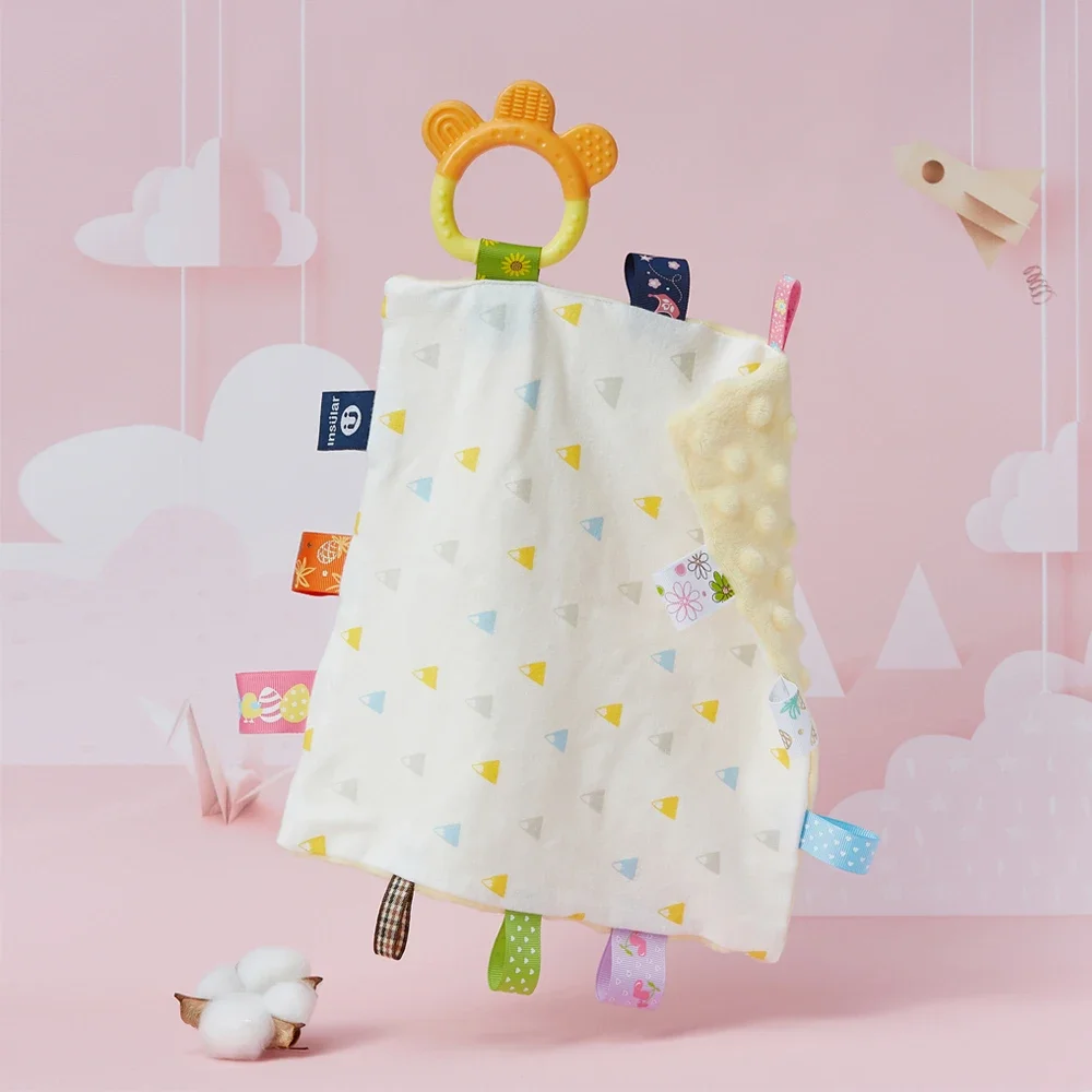 Toalla calmante Insular para bebé, puede dormir en la boca, muñeca para dormir para recién nacido, juguetes para masticar, artefacto para dormir coaxial - imagen 3