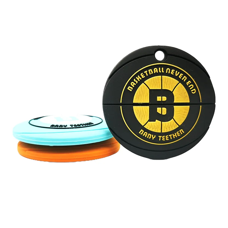 Mordedor de fútbol de dibujos animados, chupete alisador para bebé, collar de lactancia sensorial, pulsera, accesorios de joyería, nuevo, 1 unidad - imagen 3