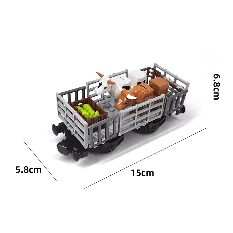 Set de construcción granja con animales para niños - imagen 5
