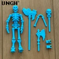 Skeleton blue