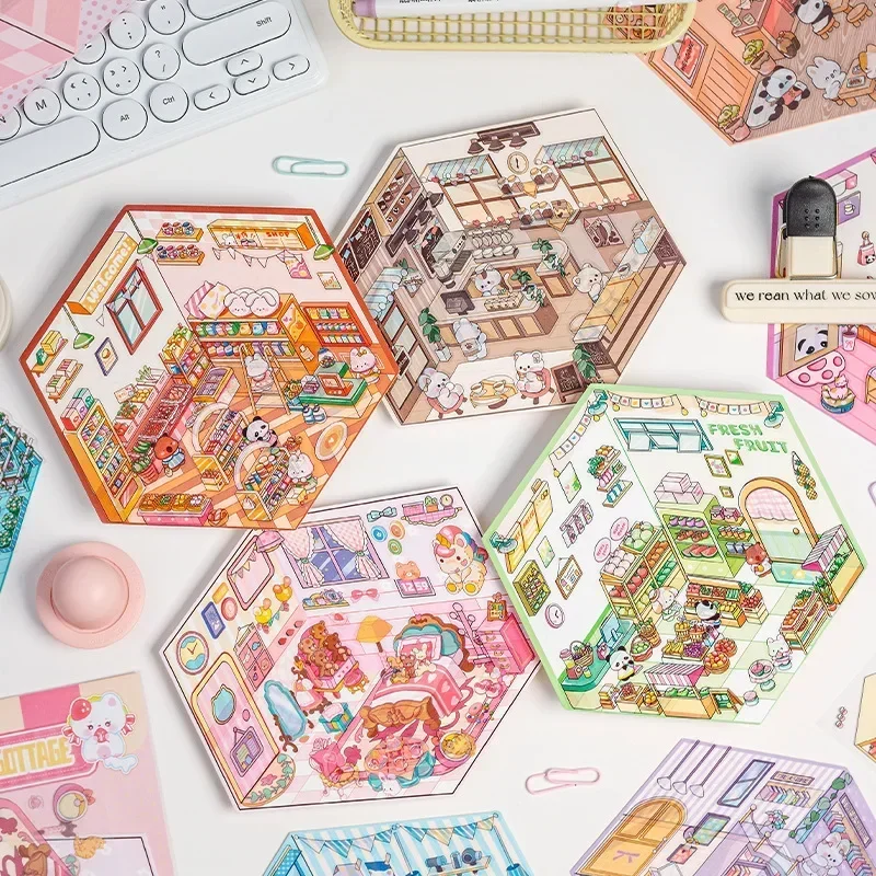 Pegatinas 3D de cuentos de hadas para manualidades