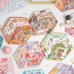 Pegatinas 3D de cuentos de hadas para manualidades