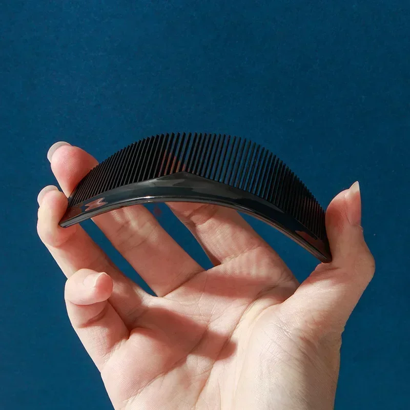 Mini cepillo de pelo de Color caramelo para niños y niñas, peine profesional para Barba, peines antiestáticos, accesorios de salón de barbería de plástico, herramientas de estilismo - imagen 4