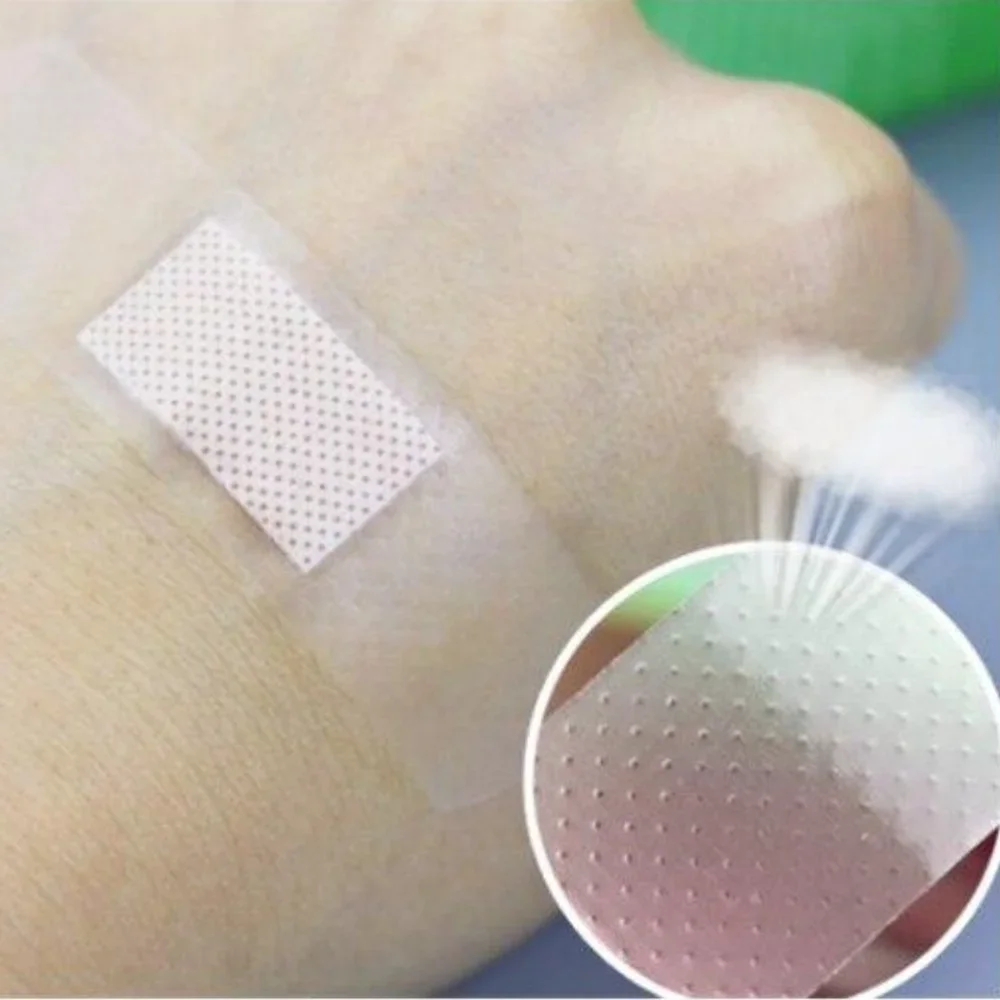 Parches transparentes para la piel, tirita de yeso impermeable para heridas, vendajes para parches de baño para deportes acuáticos, 160 Uds.