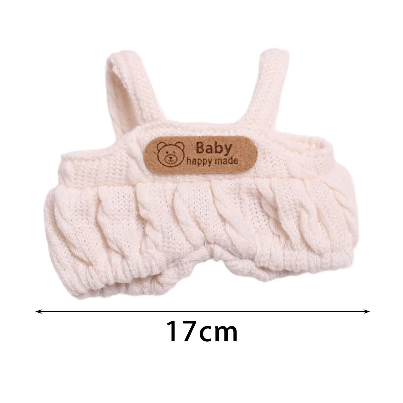 Romper Mini Doll Clothes for Pendant Doll Age 5-7 8-10 Gift for Little Girls