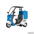 blue motorcycle